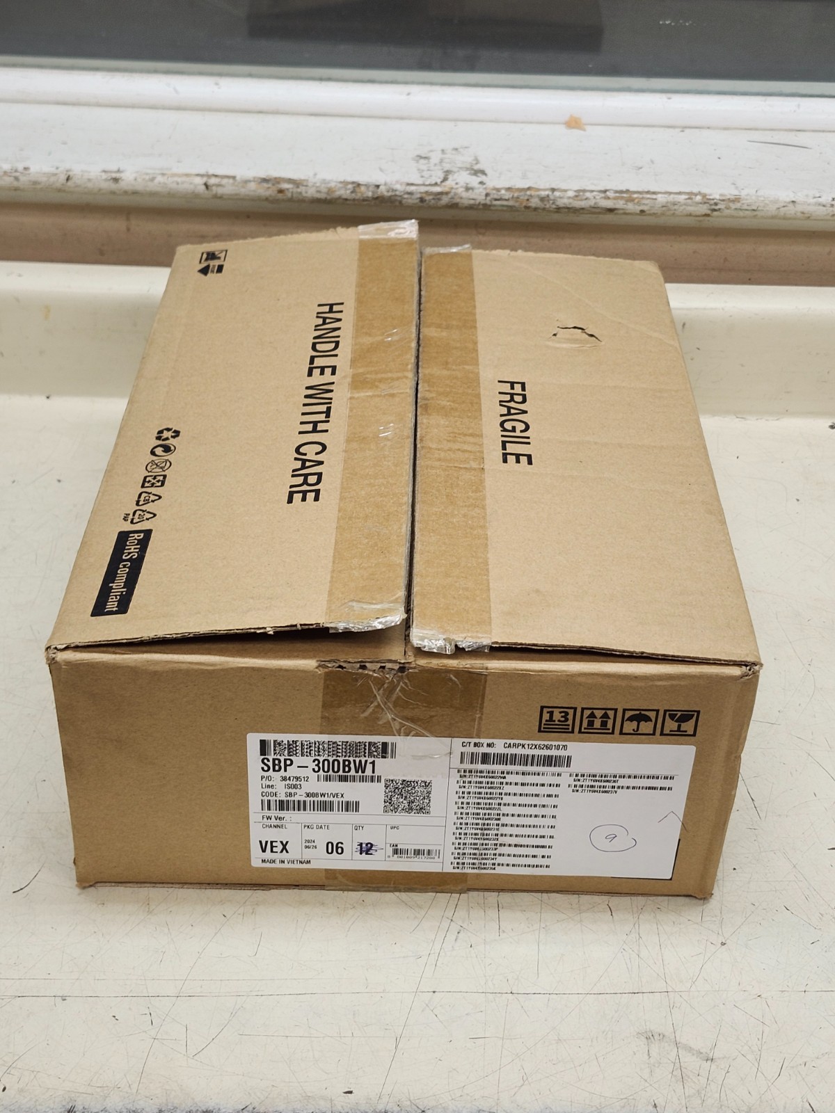 Case Of 12 Hanwha Vision SBP-300BW1 Mount Bracket M/C: SBP-300BW1/VEX