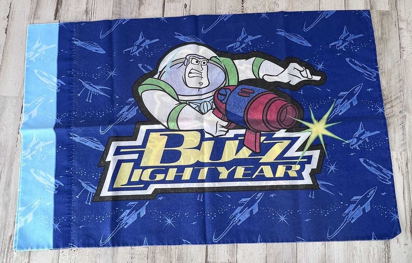 Vintage Buzz Lightyear Toy Story Zurg Standard Pillowcase Disney