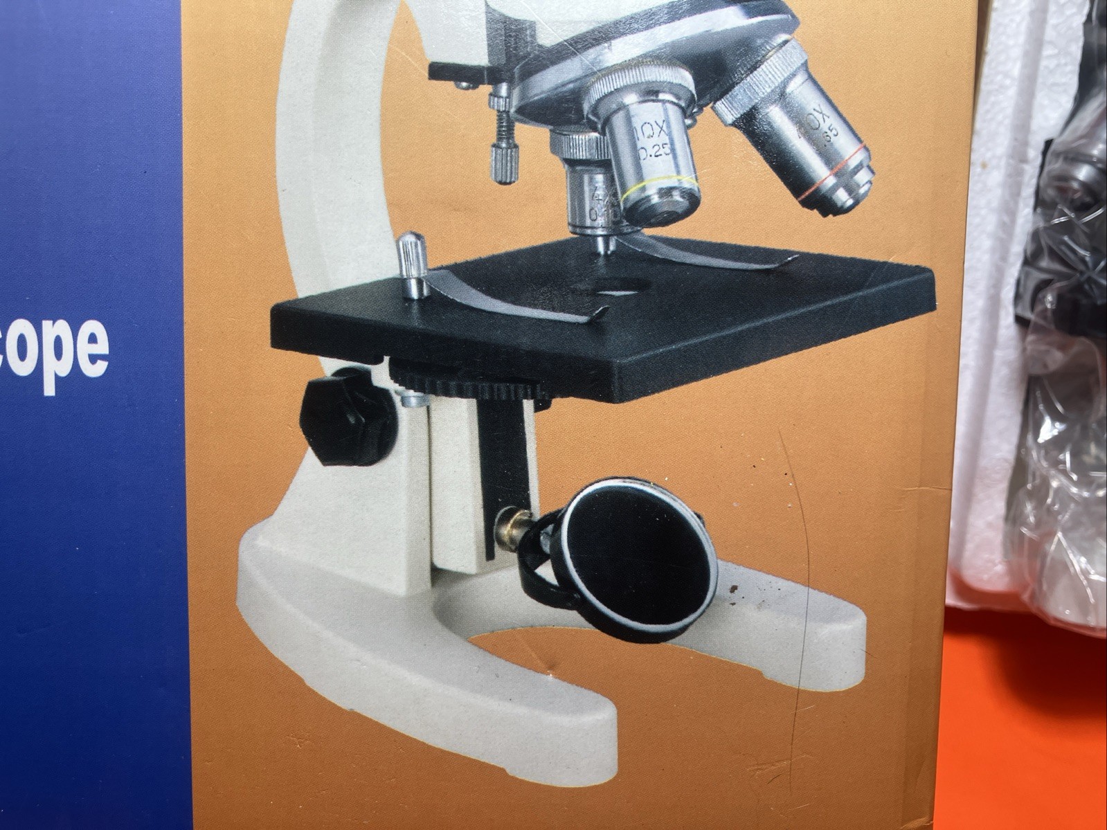 Radical RM-1B Student Microscope with LED Light and Slide Kit