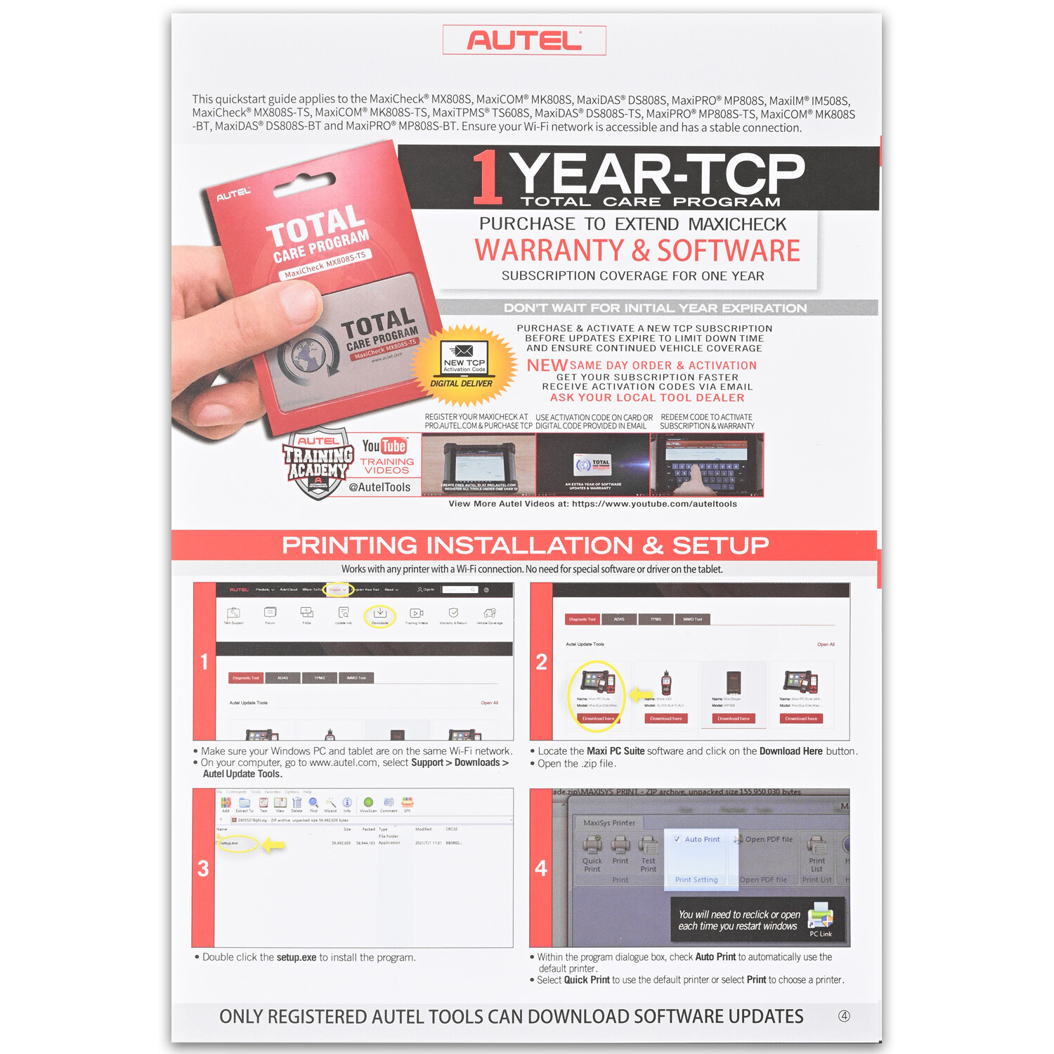 【🔥2 Year Free 】Autel MP808S-TS PRO TPMS Programming ALL System Diagnostic Scan