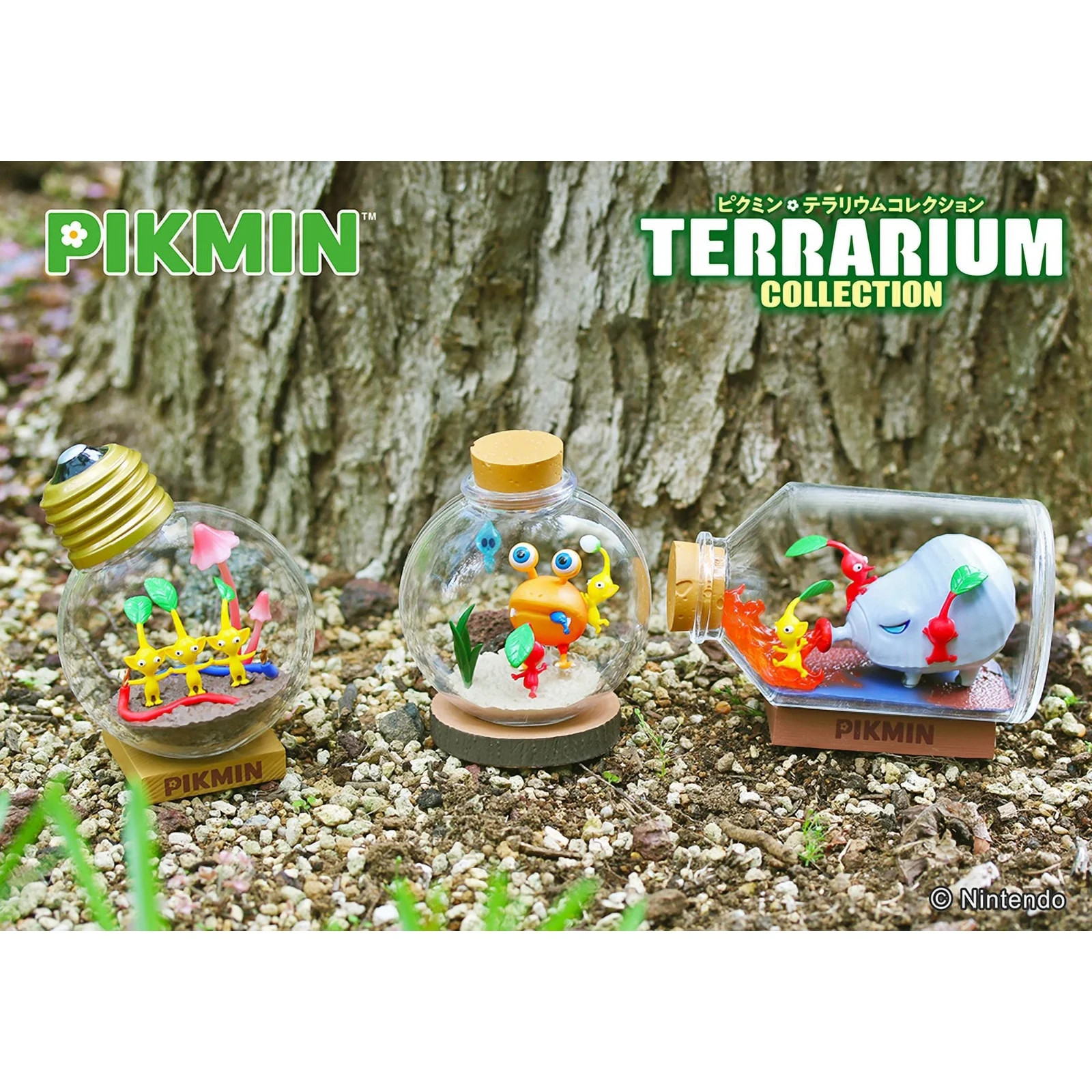 RE-MENT Pikmin Terrarium Collection Box Figure 6 types Complete Set 2023 NEW