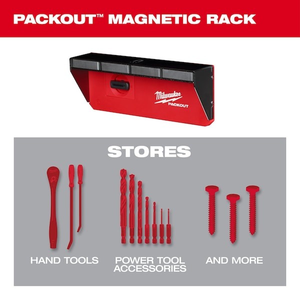 Milwaukee Tool 48-22-8346 Packout Magnetic Rack