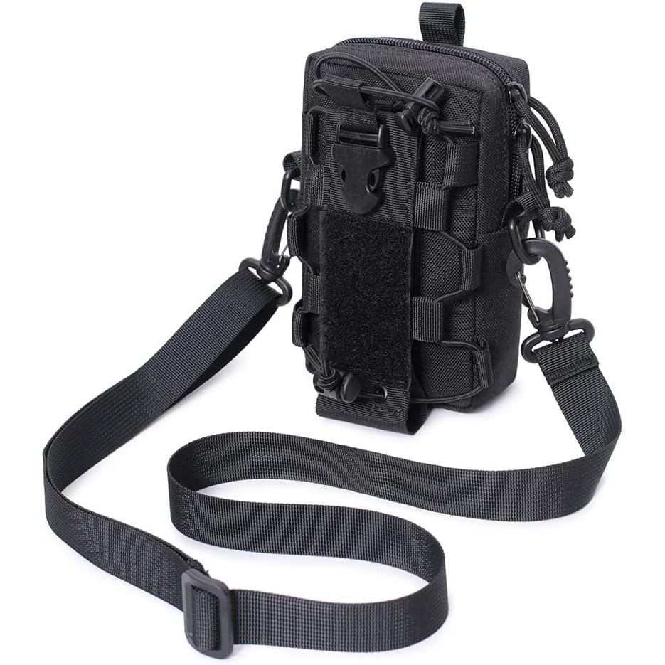 Molle EDC Water Bottle Bag Outdoor Sports Waist Pack for Hiking Camping
