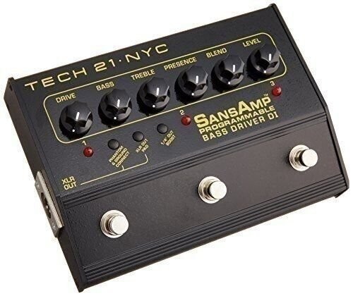 Tech 21 PBDR SansAmp Programmable Bass Driver DI NEW! FREE 2-DAY DELIVERY!!