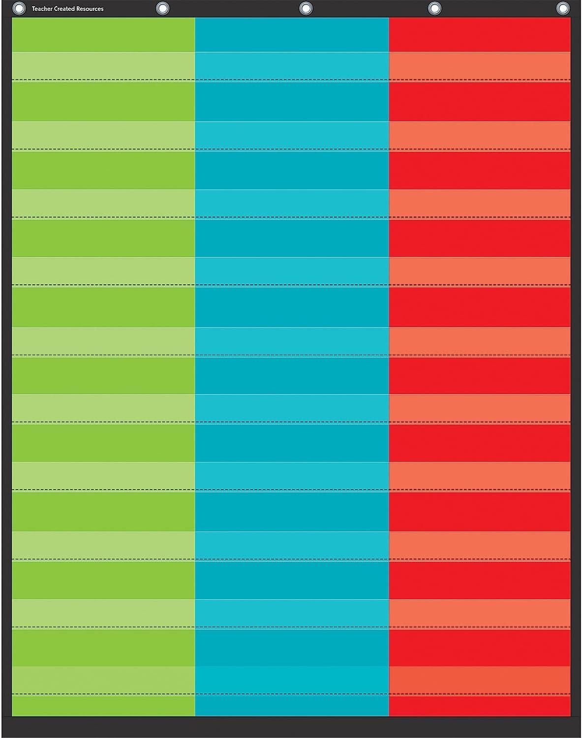 3 Column Pocket Chart 34" X 44" (TCR20324)
