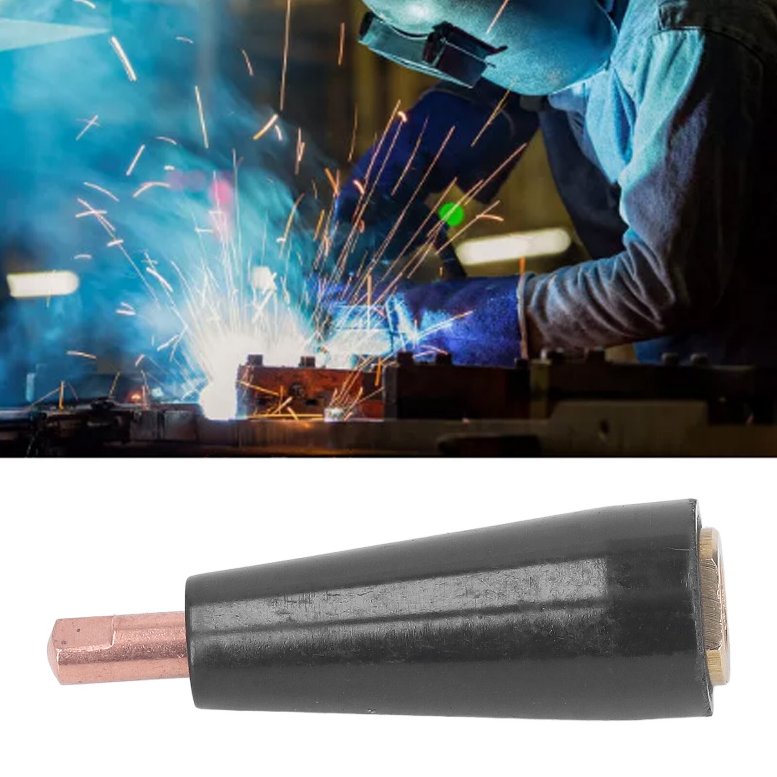 7Pcs Set Welding Nozzle Diffuser Tip Kit Clear Thread Good Conductivity Smoothly