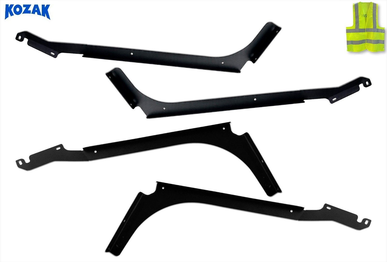 Top Upper & Lower Cab Fairing Brackets Set Compatible with Volvo VNL 2018-2024