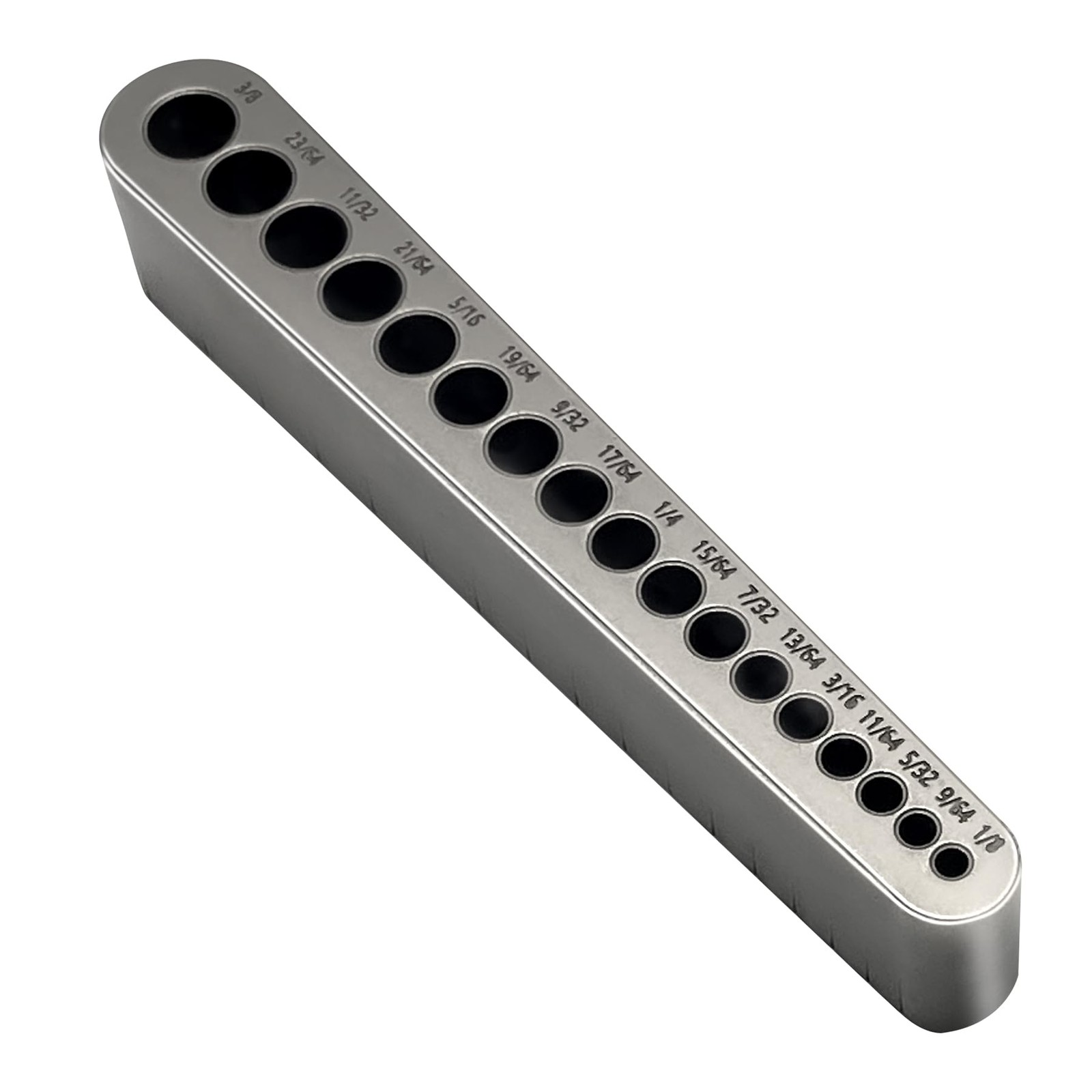 STD1000DGNP Drill Guide for Straight Holes, 17 Drill Sizes, From 1/8" to 3/8"...