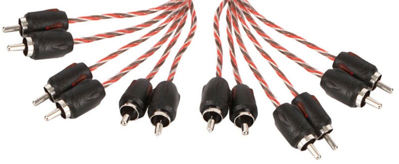 Stinger SI4612 Car Audio 4000 Series 12 Foot 6 Channel Stereo Signal Amp Cable
