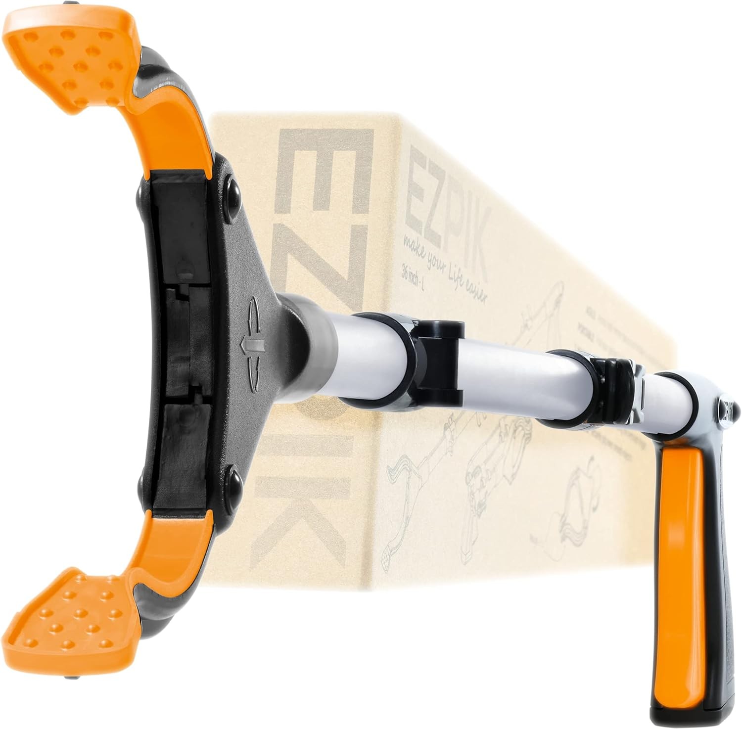 36" Flexible Folding Reacher Grabber Tool with Magnetic Pickup for Easy Use