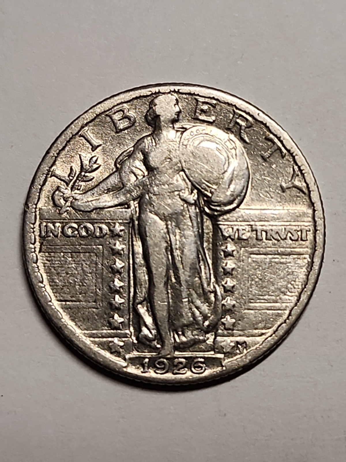 1926 Standing Liberty Quarter~Semi-Key~XF~Luster~FAST FREE SHIPPING #1