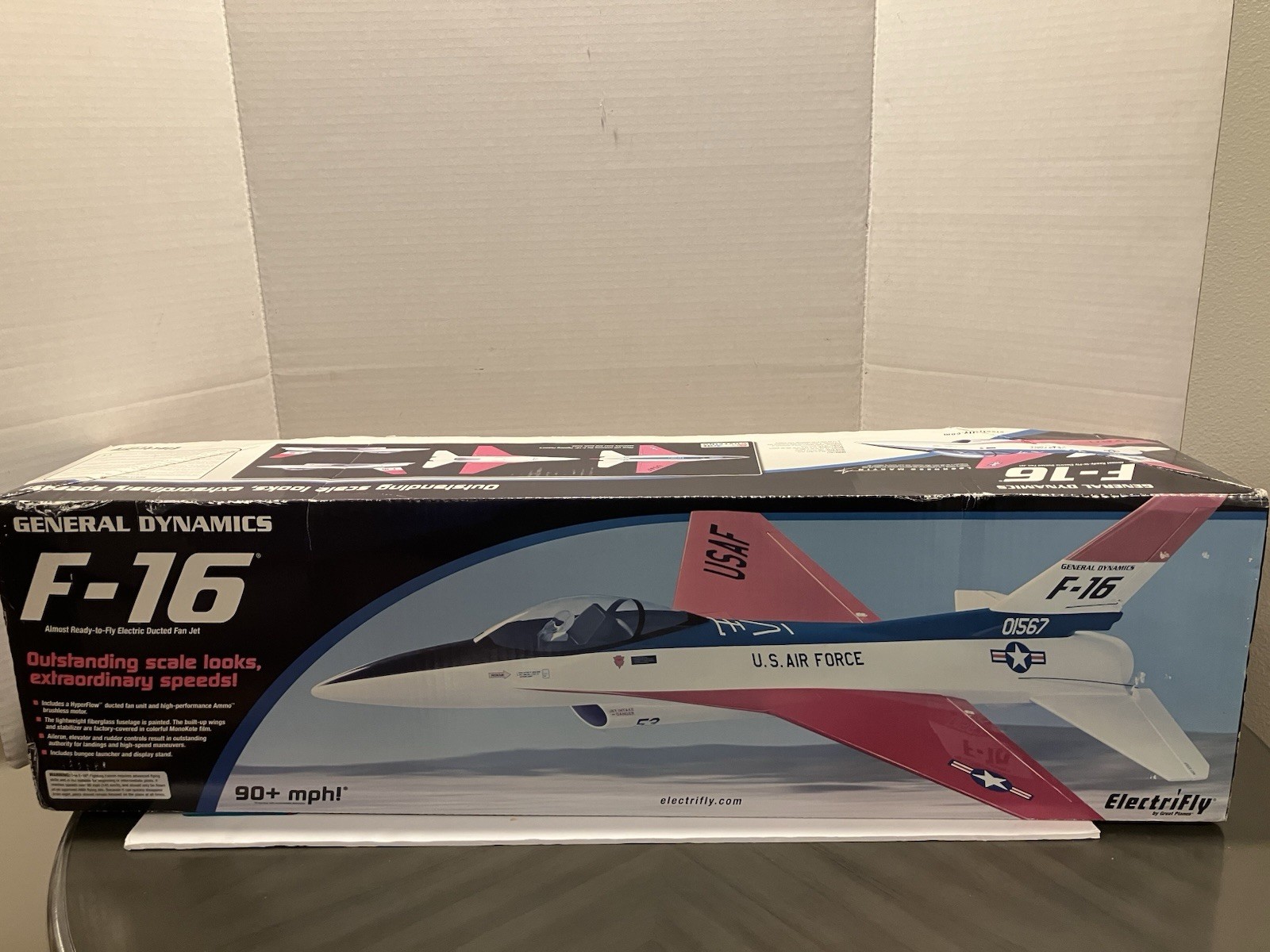 GREAT PLANES  ELECTRIFLY F-16 General Dynamics RC Jet Plane ARF