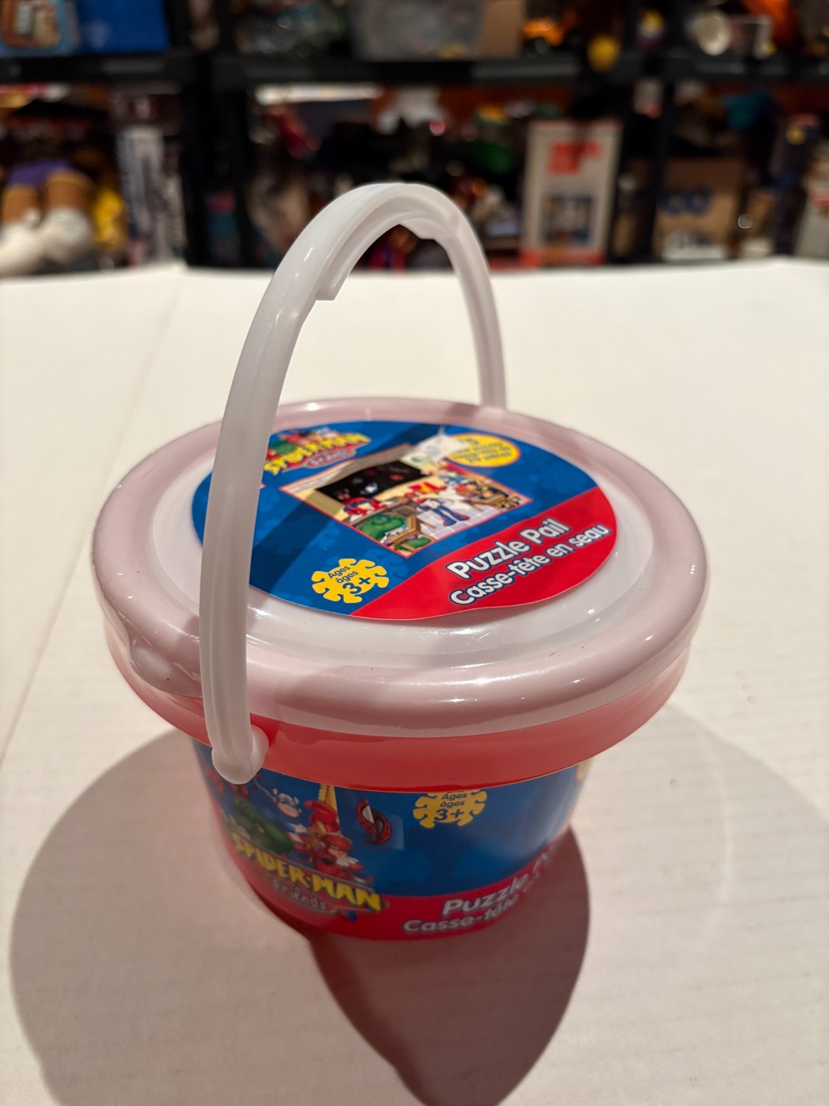 Marvel Comics SPIDER-MAN & FRIENDS Puzzle Pail Avengers Factory Sealed NEW