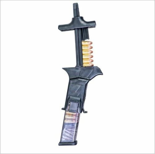 Black Universal Magazine Speed Loader for 9mm .40S&W Magazines Polymer Tactical
