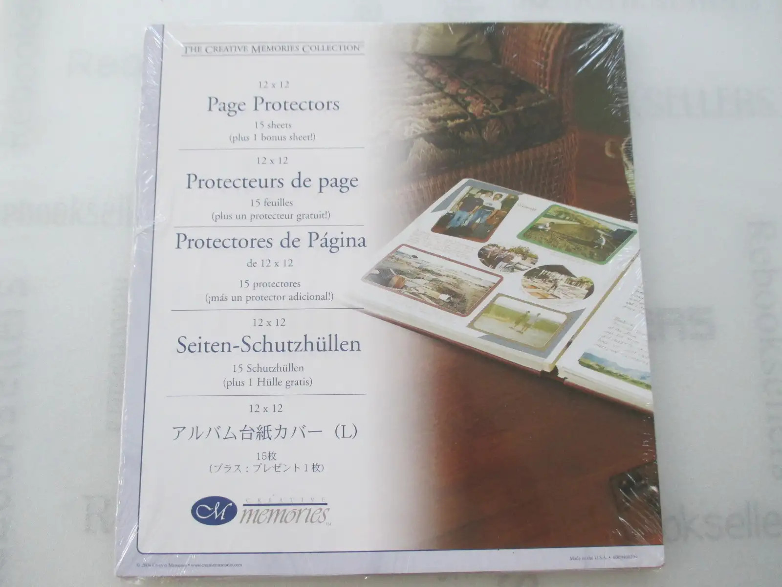 Creative Memories 12 X 12 Page Protectors 15 Sheets