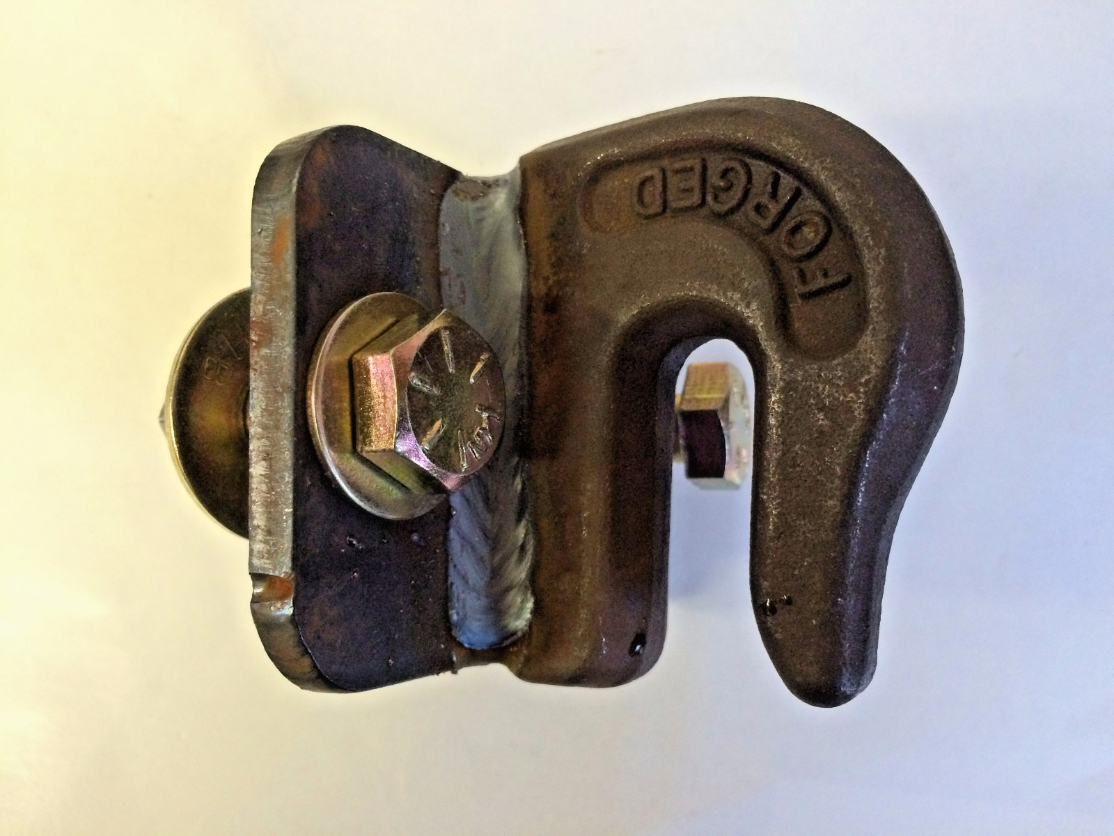 New Bolt-On Grab Hook with Hardware for 3/8 Chain, Add a hook to your loader!