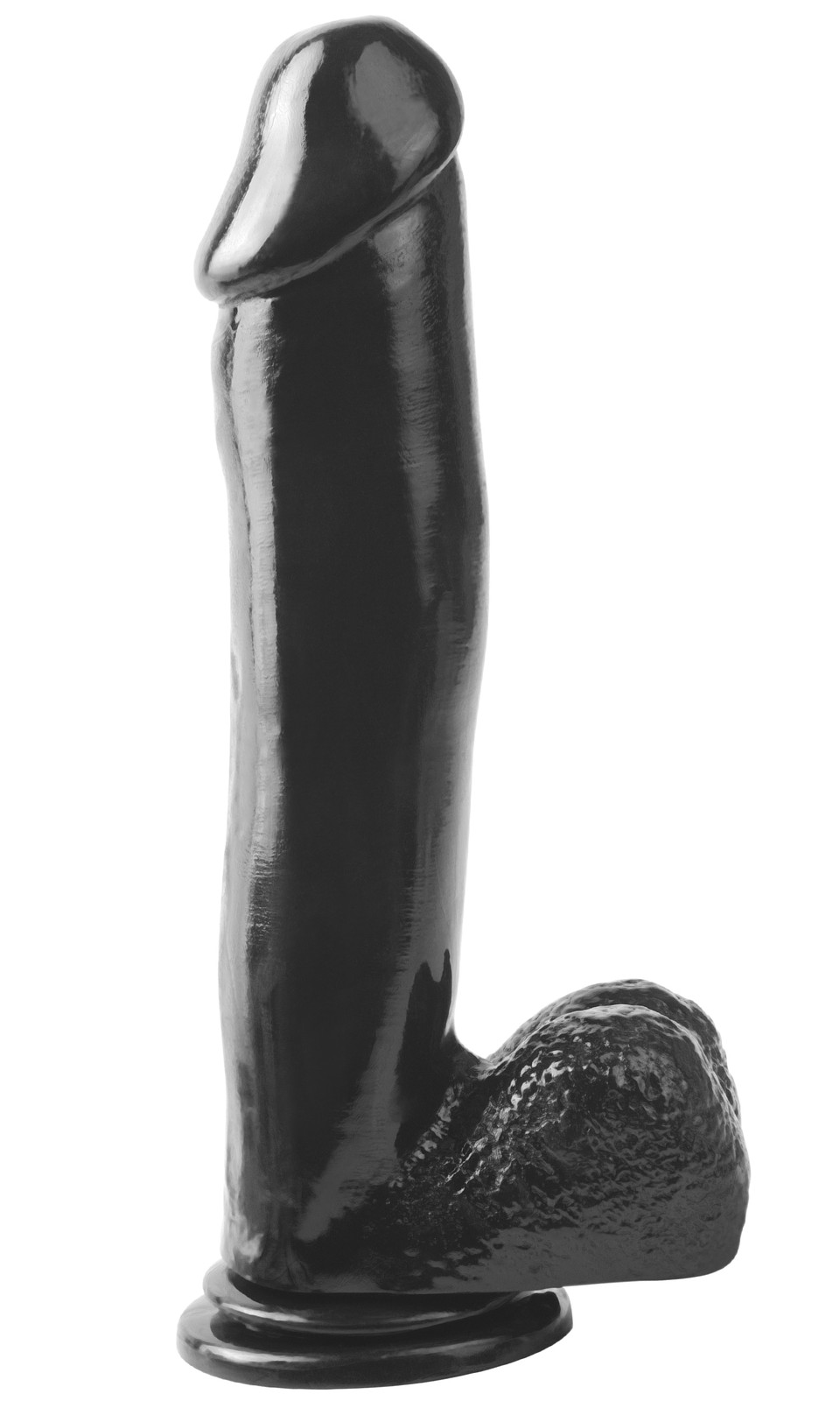 Pipedream Basix Rubber Works 12 Inch Dong With Suction Cup Black
