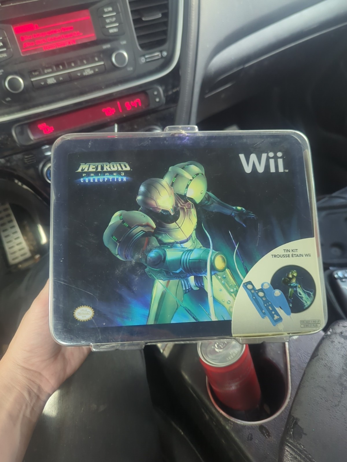 Metroid Prime 3 Corruption Wii Tin Kit [Sealed] Brand New