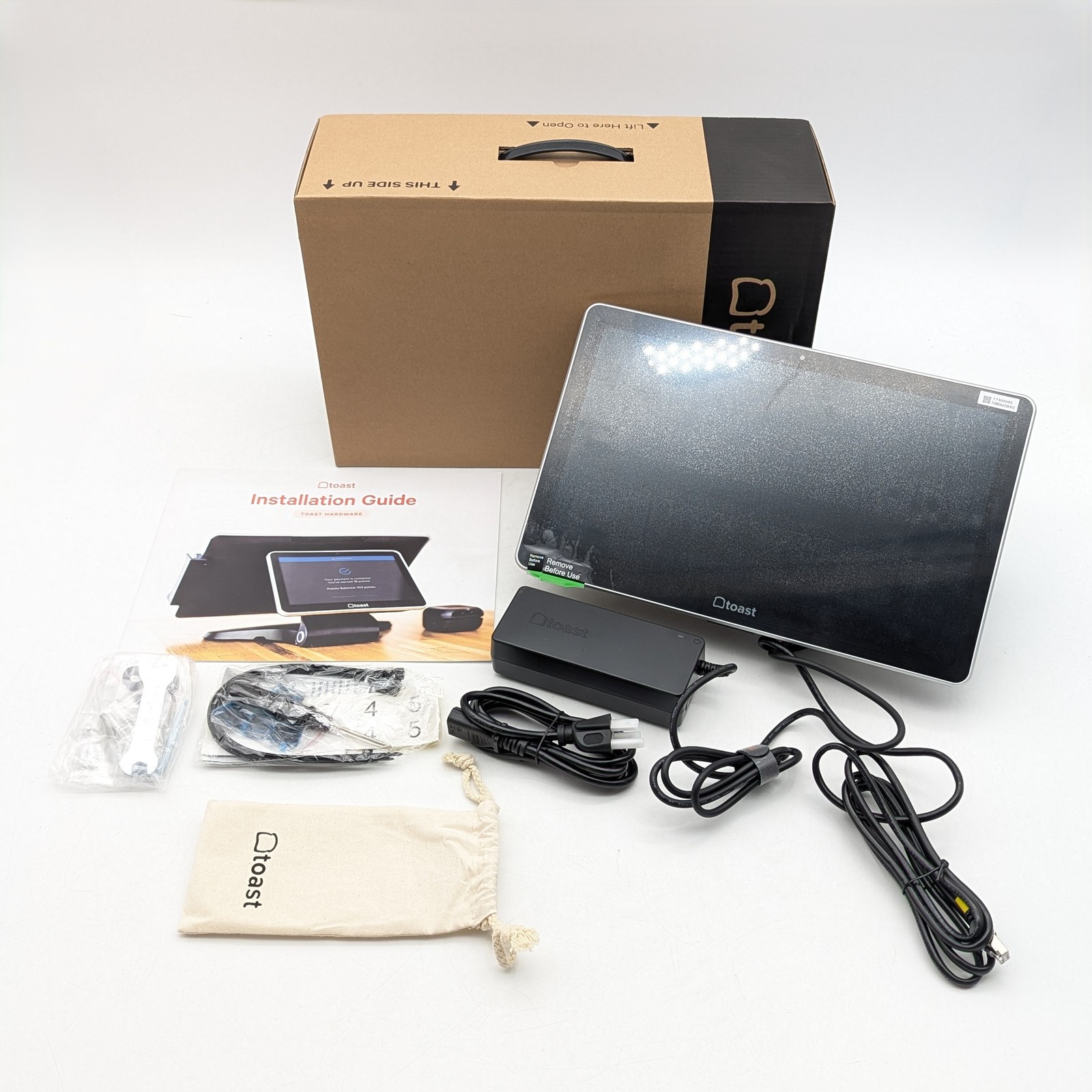 Toast Data Processing Machine TK300 w/ Swing Arm Mount & Hardware | Black