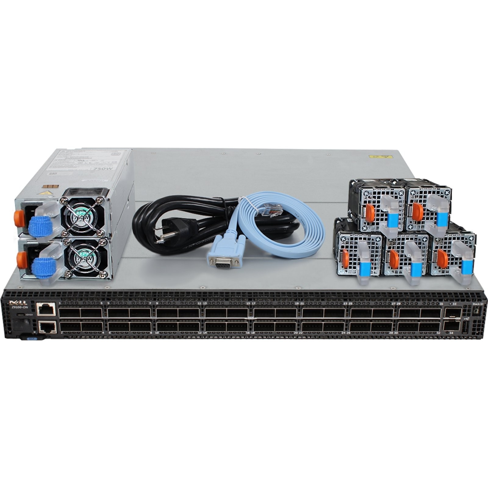 Dell Z9100-ON 32P 100GbE QSFP28 2P SFP+ RA Switch