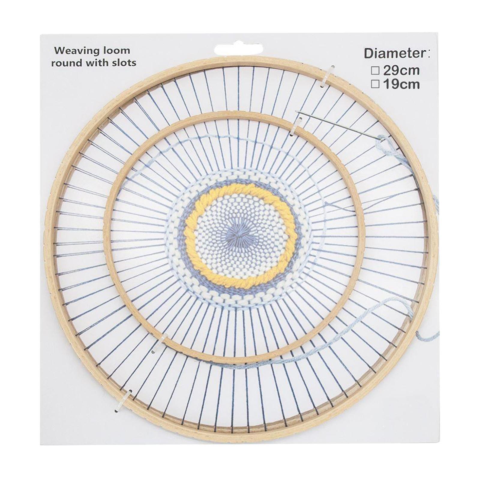 Handmade Multifunctional Wooden Round Wooden Loom for DIY Home Wall Hangings
