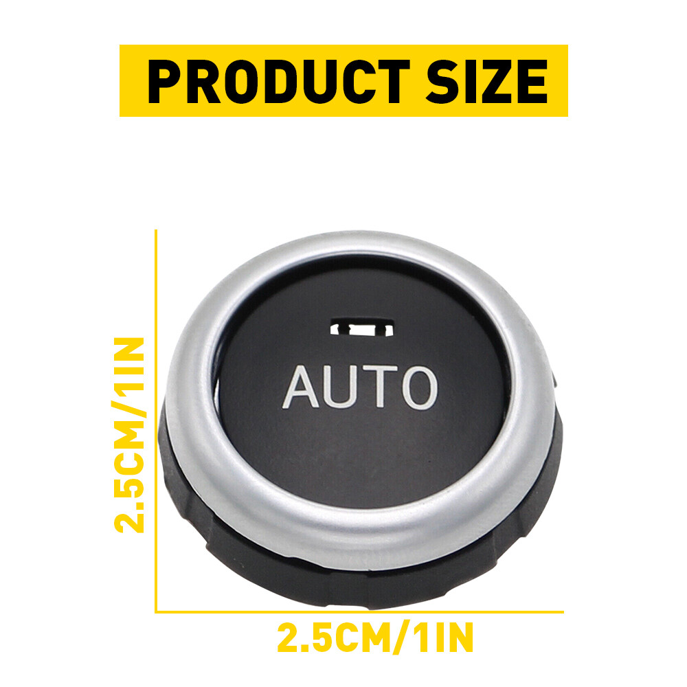 Front/Rear AC Knob Climate Control Cover Button for BMW X5 2014-18 X6