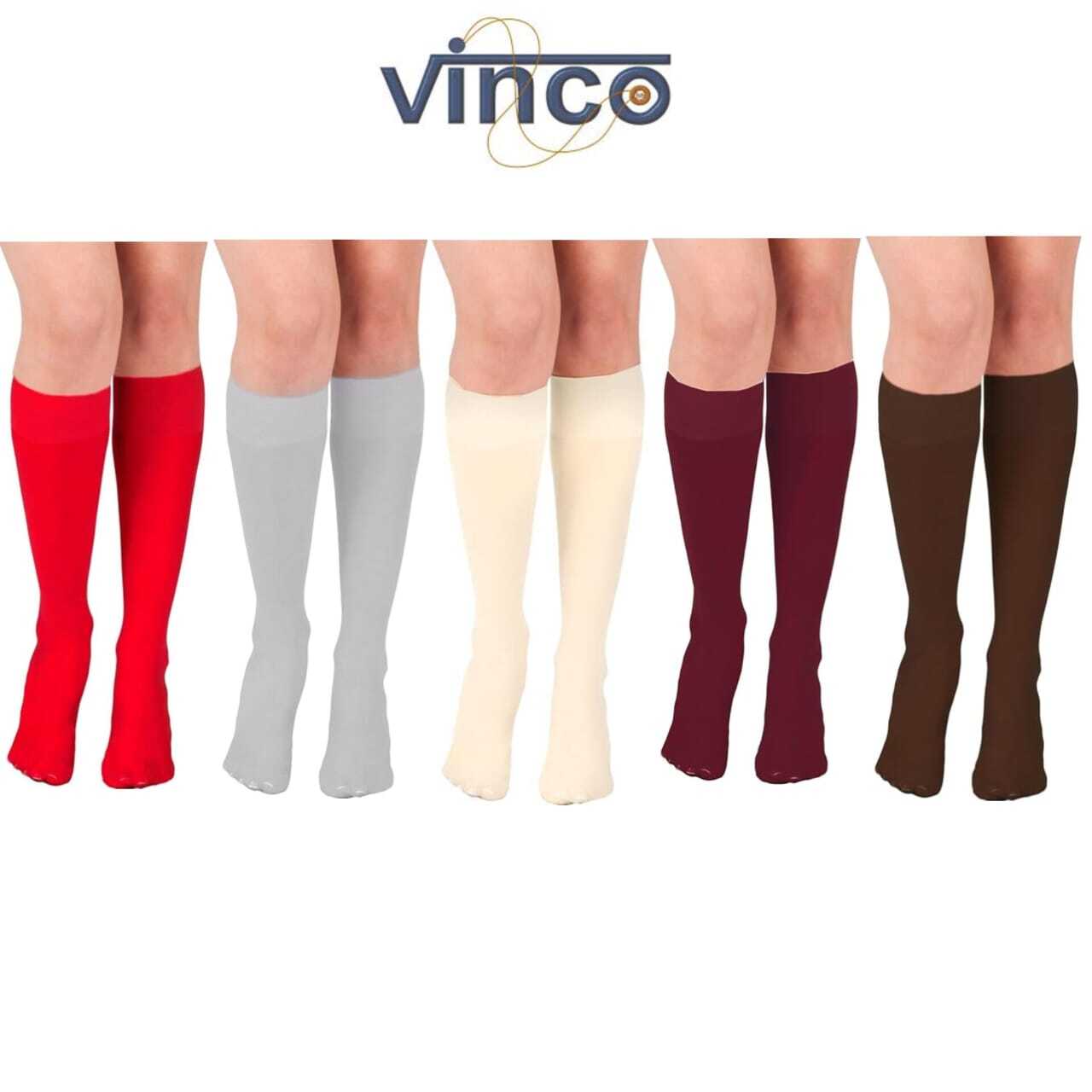 Womens Trouser Socks Knee High Stretchy Soft Thin Material Size 9-11, 6-12 Pairs