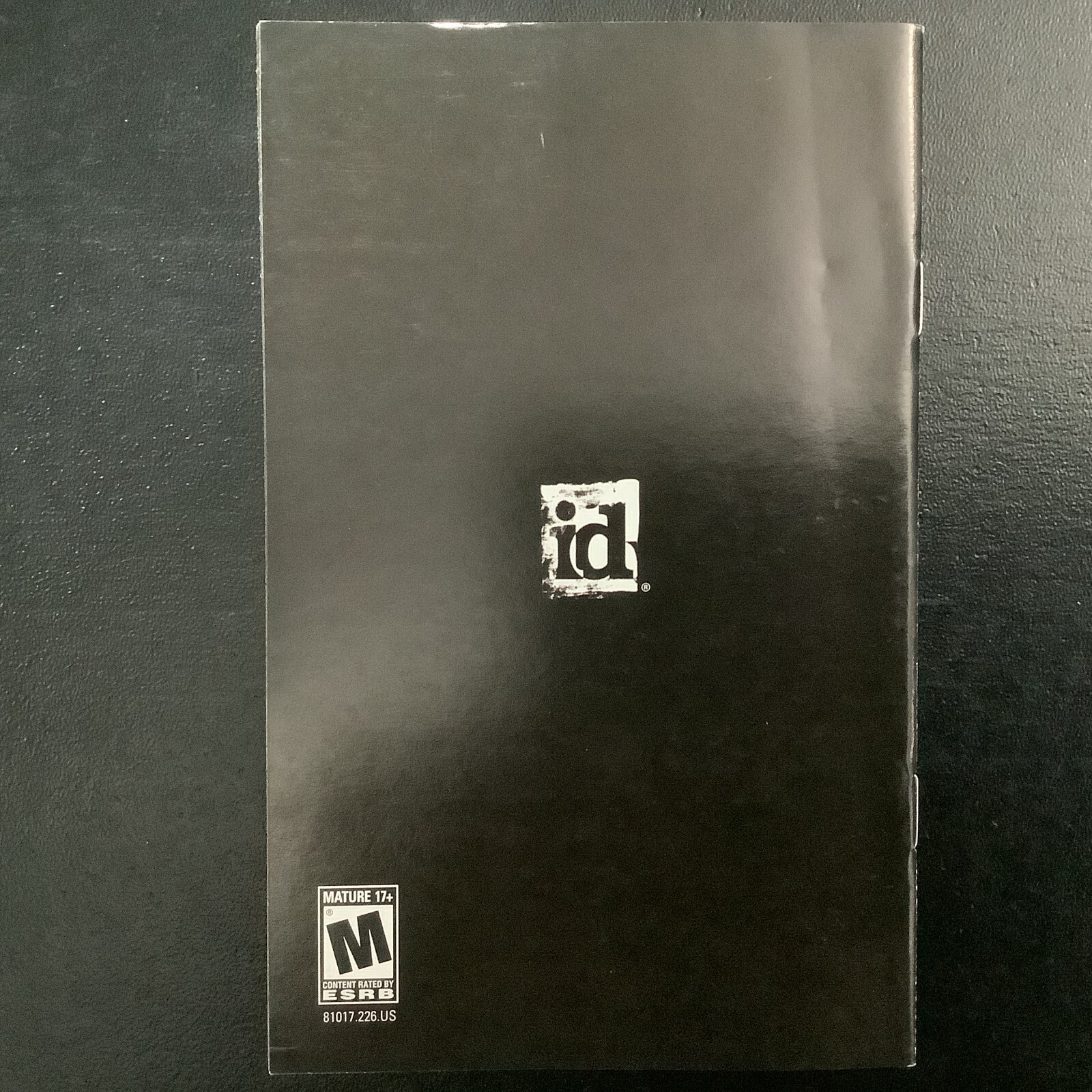 Quake 4 Microsoft Xbox 360 Instruction Manual Only