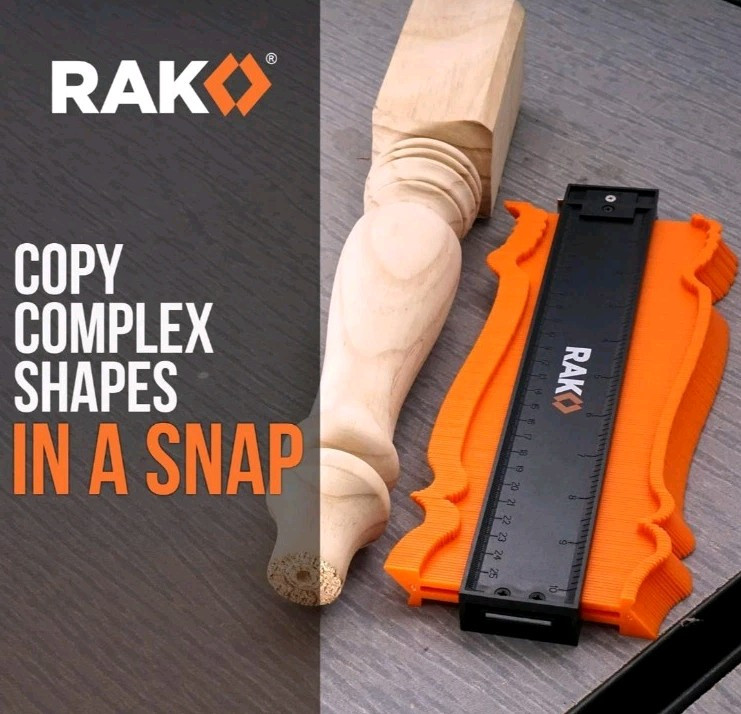 RAK Contour Gauge Shape Duplicator 10" Inch Lock Template Tool