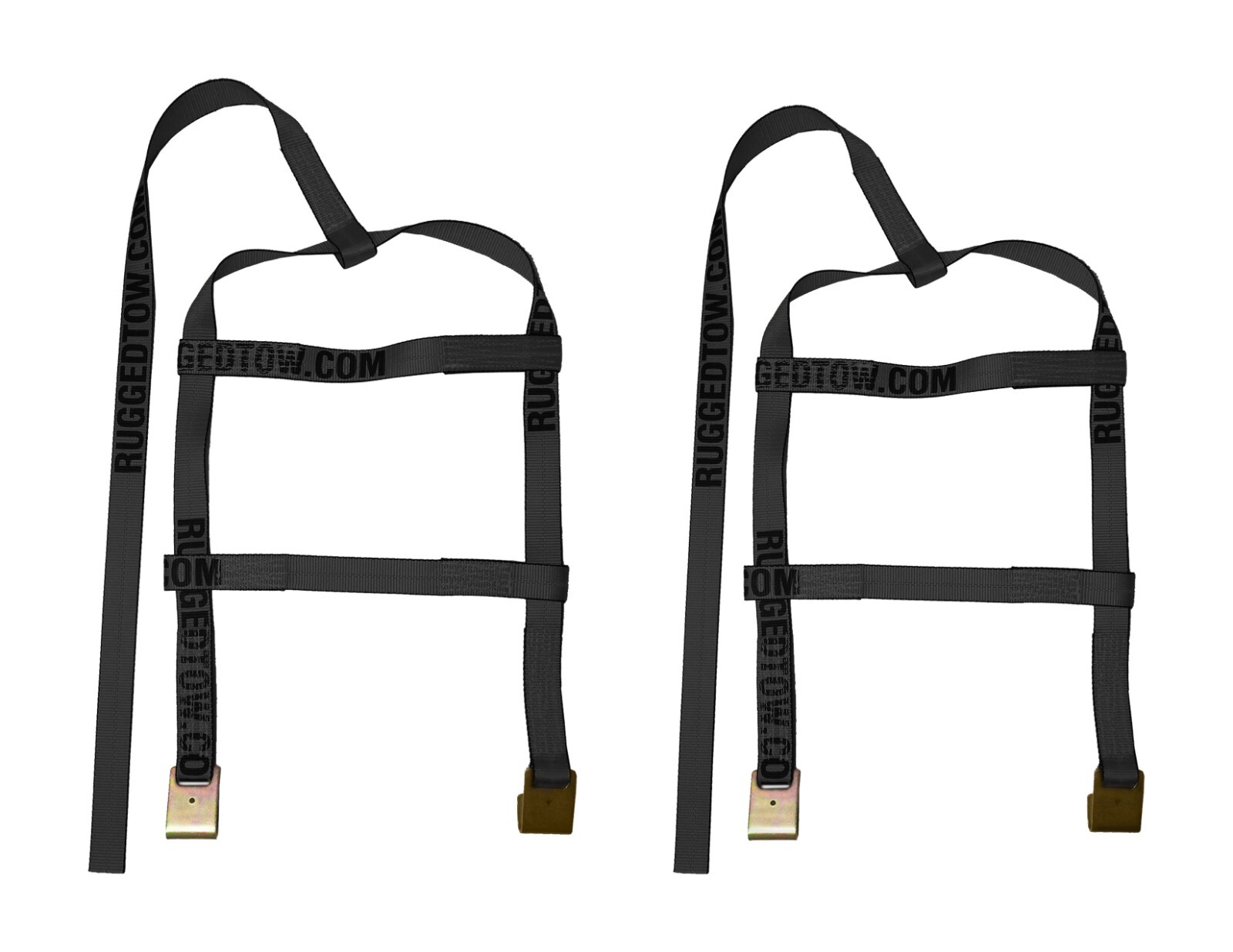 Tow Dolly Straps for Small Tires Mini Demco Kar Kaddy Wheel Net Flat Hooks 2 Pcs