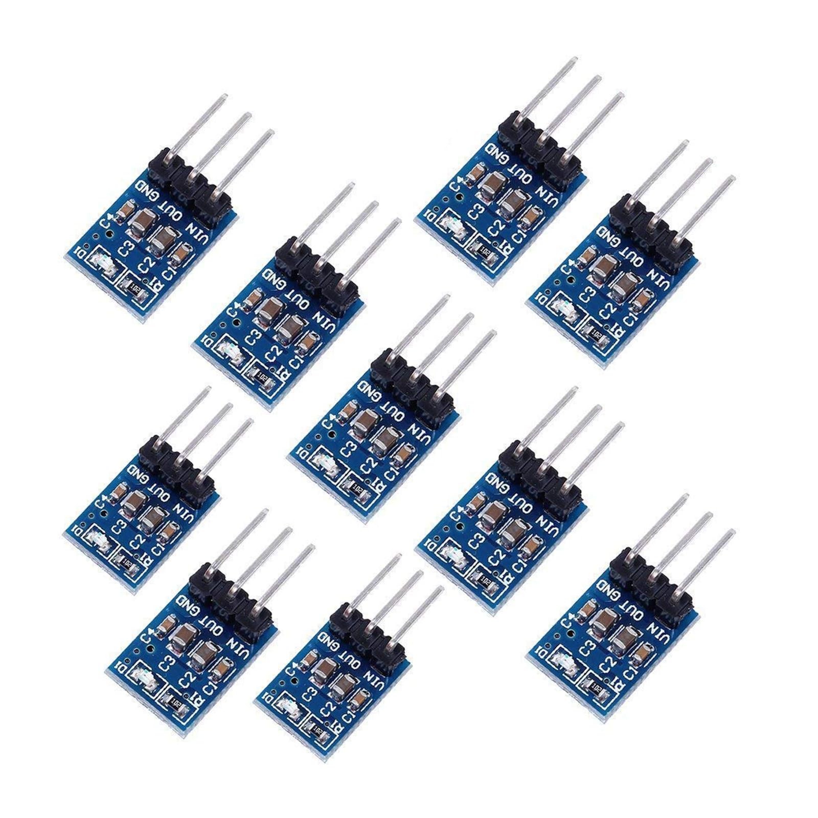 10 PCS AMS11173.3V DCDC Step Down Voltage Regulator Module 4.75V12V LDO