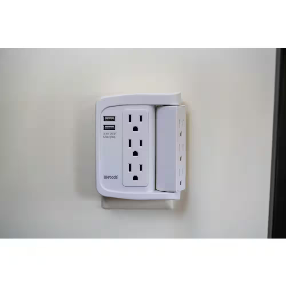 6-Outlet Surge Tap with Phone Cradle