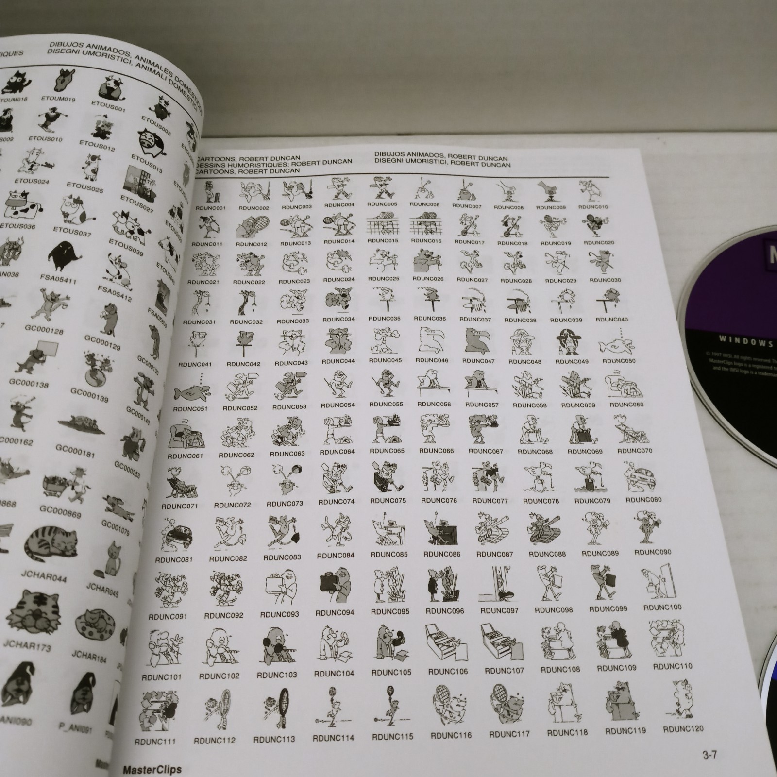 Master Clips Masterclips Software 1997 4 CD CD 75000 Clip Art Big Box