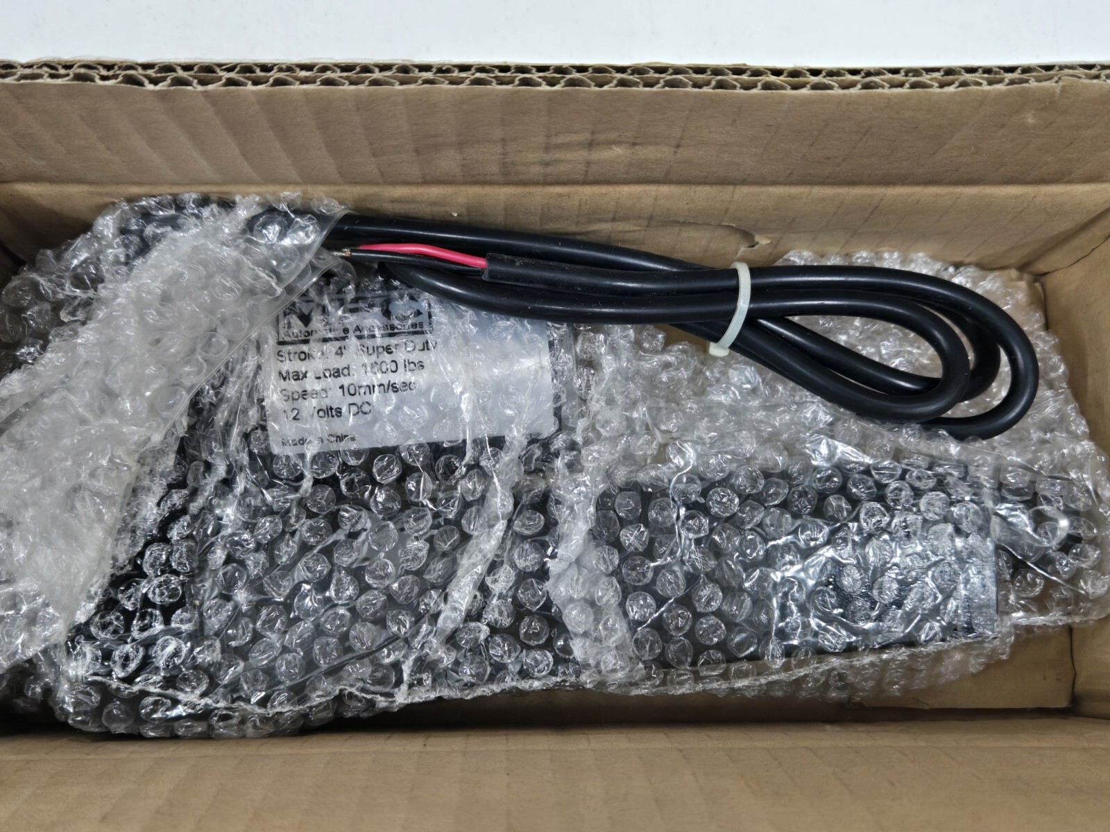 MPC Linear Actuator 4" Super Duty Max Load 1600 Speed 10mm/sec
