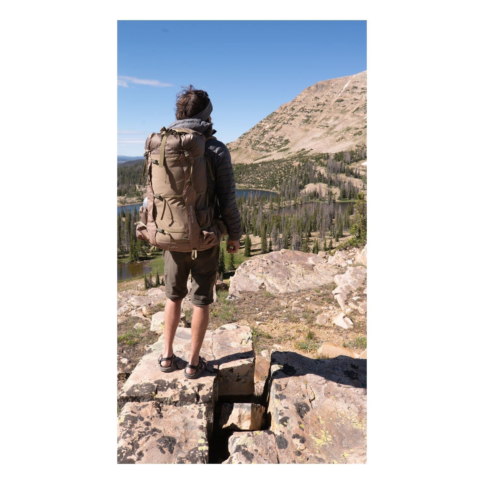 Granite Gear Blaze 60L Backpack Pottery Clay/Brown Gingham/Walleye Regular
