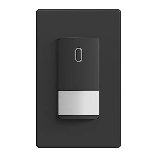 Occupancy Motion Sensor Light Switch, PIR Infrared Motion 1 Pack Black