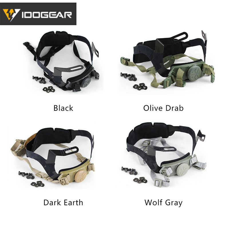 IDOGEAR Tactica Hanging System Suspension ACH OPS-CORE Occ-Dial for FAST Helmet