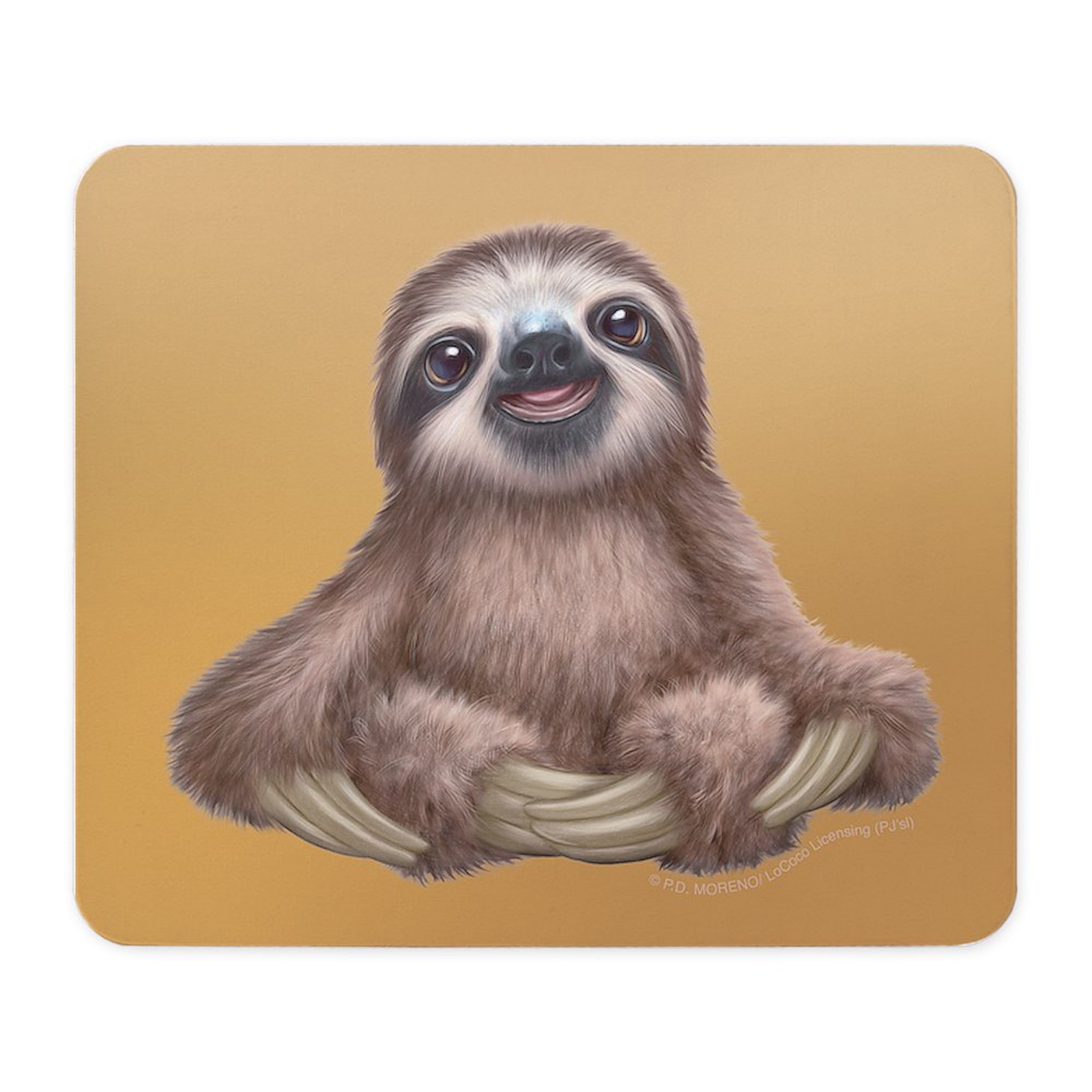 CafePress PD Moreno's Sloth Mousepad  (969018188)