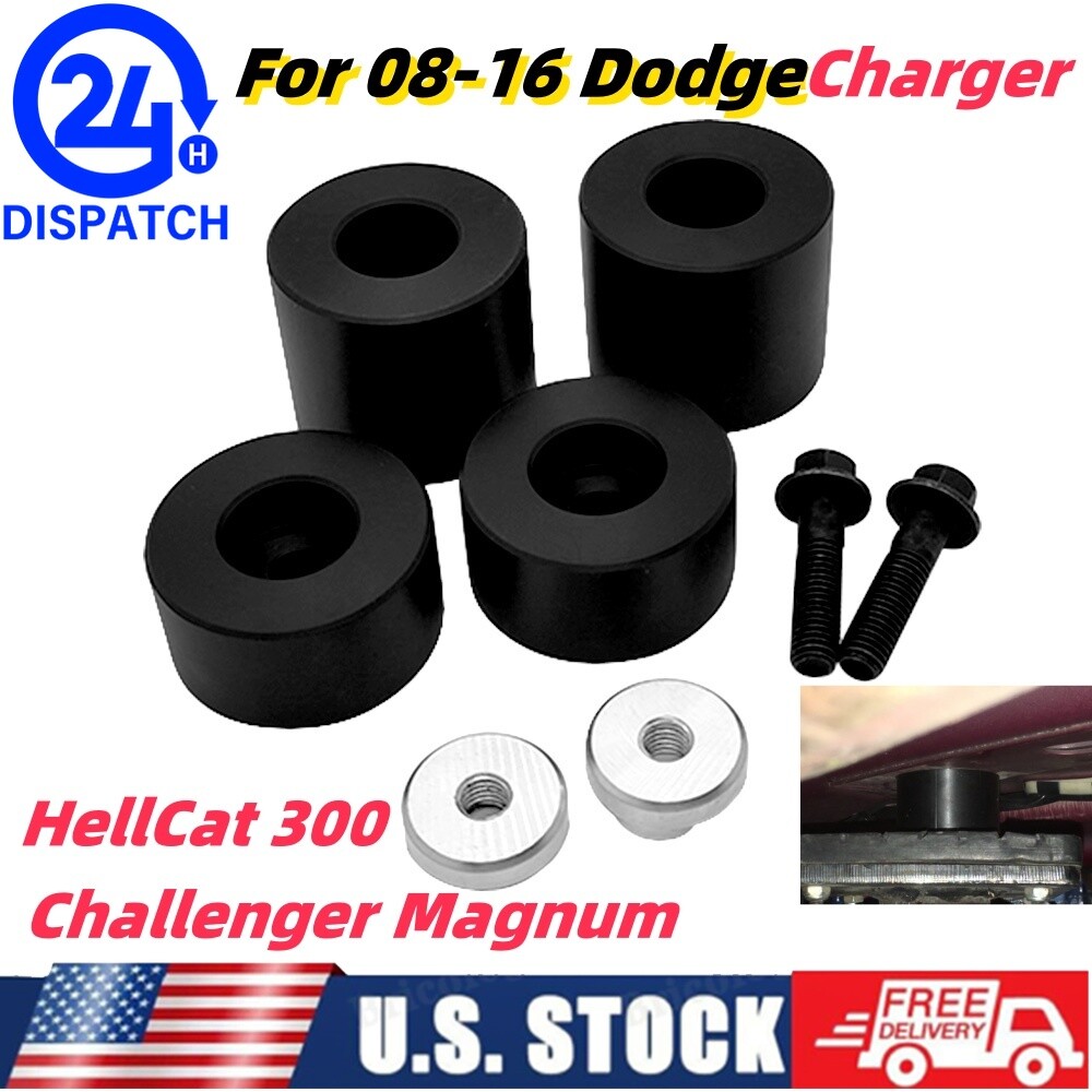 Front& Rear Jack Pad Kit For 08-2016 Challenger /Charger /Magnum /HellCat300