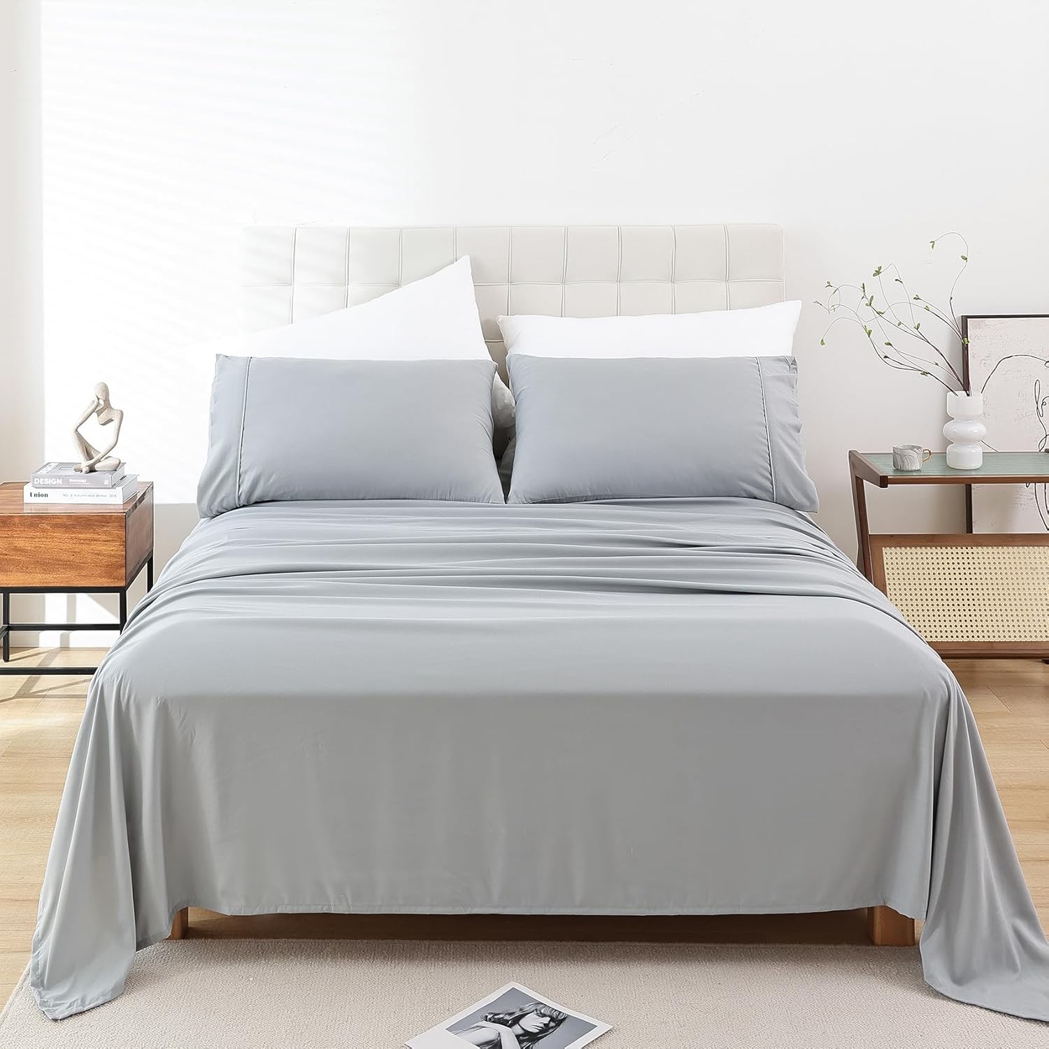 Twin Sheet Set 3 Piece Bed Sheets Twin Size Bed Extra Soft Breathable Deep