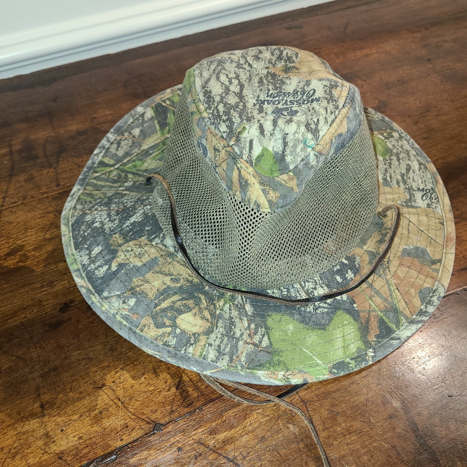 Mossy Oak Adult Camo Sun Hat Wide Brim Mesh Sides Fishing Hunting Camping L/XL