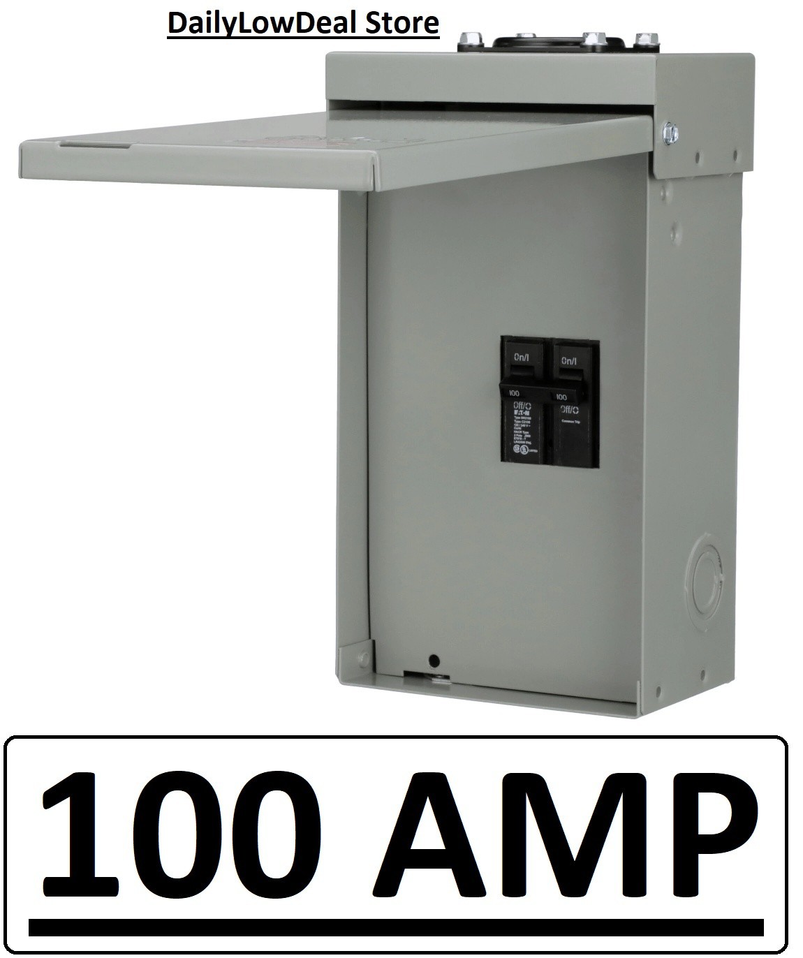 Eaton 100 Amp Single Phase (120V/240V) Non-Fusible Outdoor General-Duty Breaker