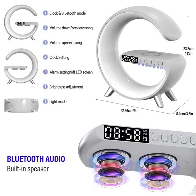 led night light wireless charging