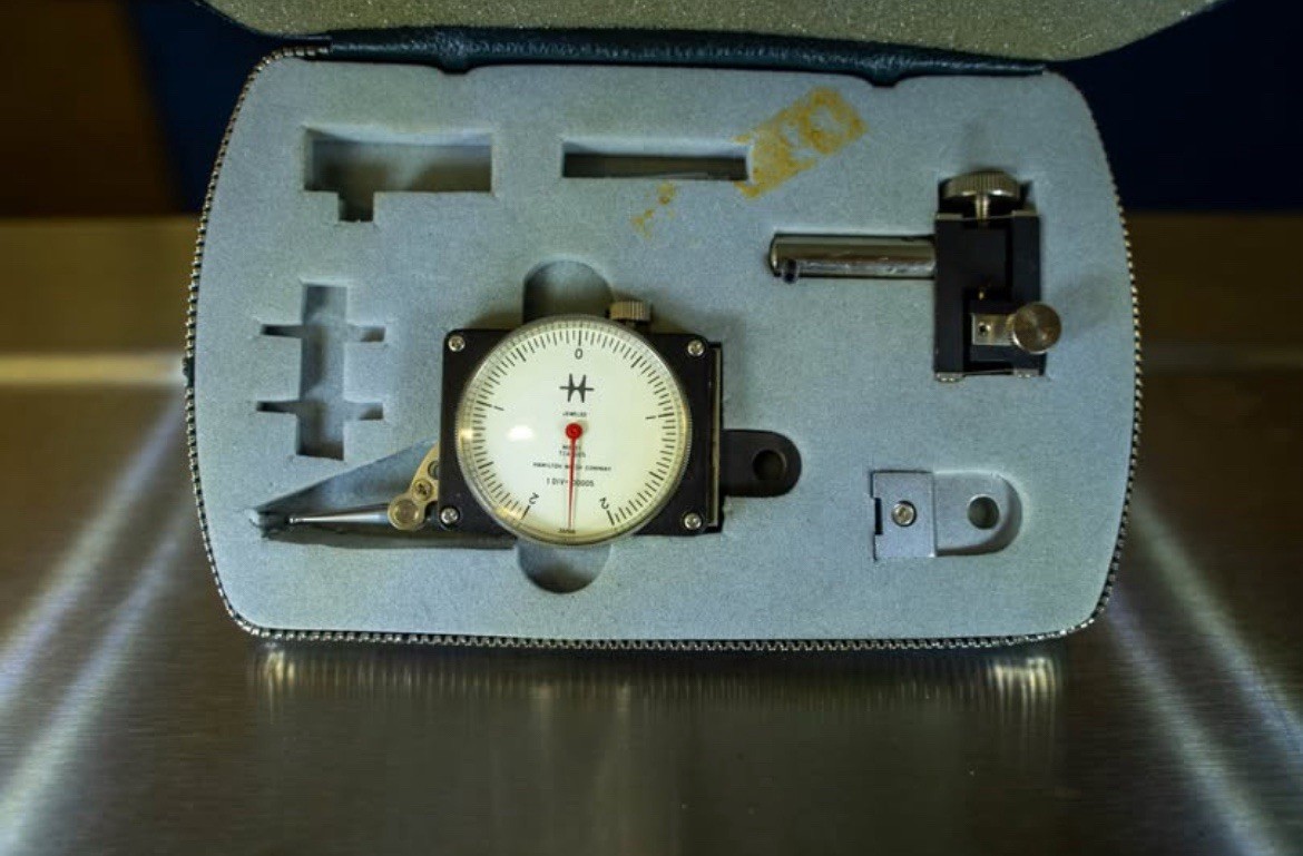 Hamilton Dial Test Indicator T14-005 with Case and Attachments