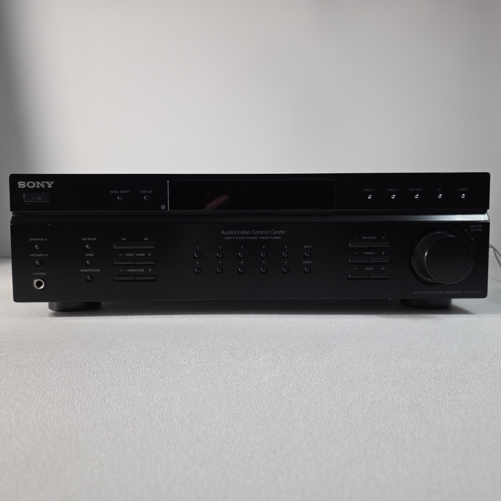 Sony STR-DE197 AV Stereo Receiver Amplifier Digital AM FM Tuner No Remote