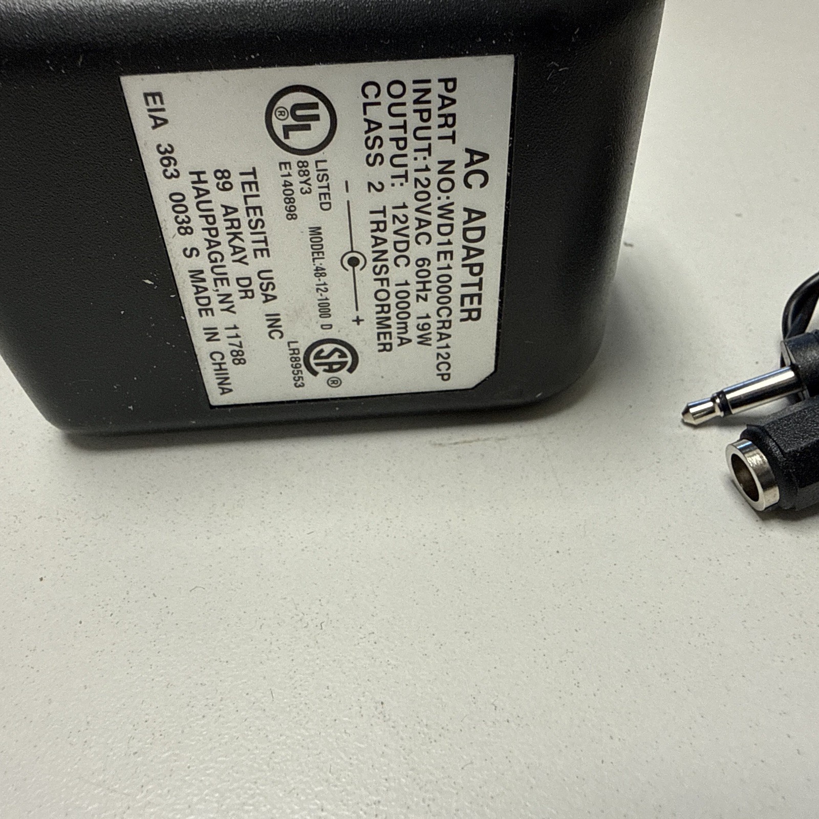 Telesite Power Supply & Mini Microphone mic 12vdc-ps