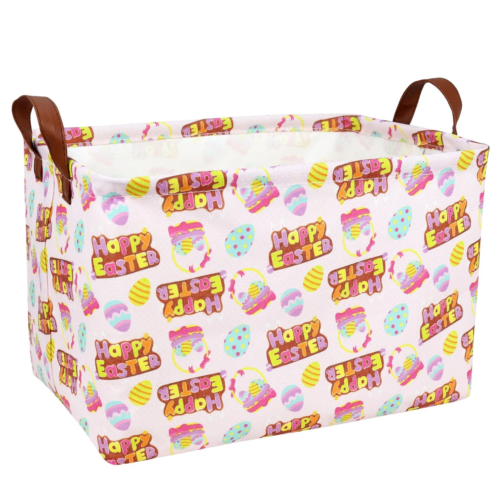 ASKETAM Large Empty Easter Basket for Kid Baby Rectangular Cute Easter Gift B...