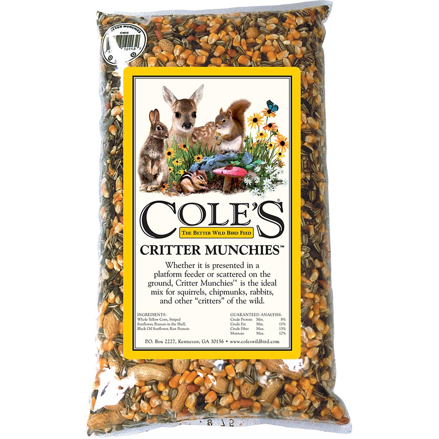 Cole's CM20 Critter Munchies Assorted Species Squirrel & Critter Food 20 lbs.