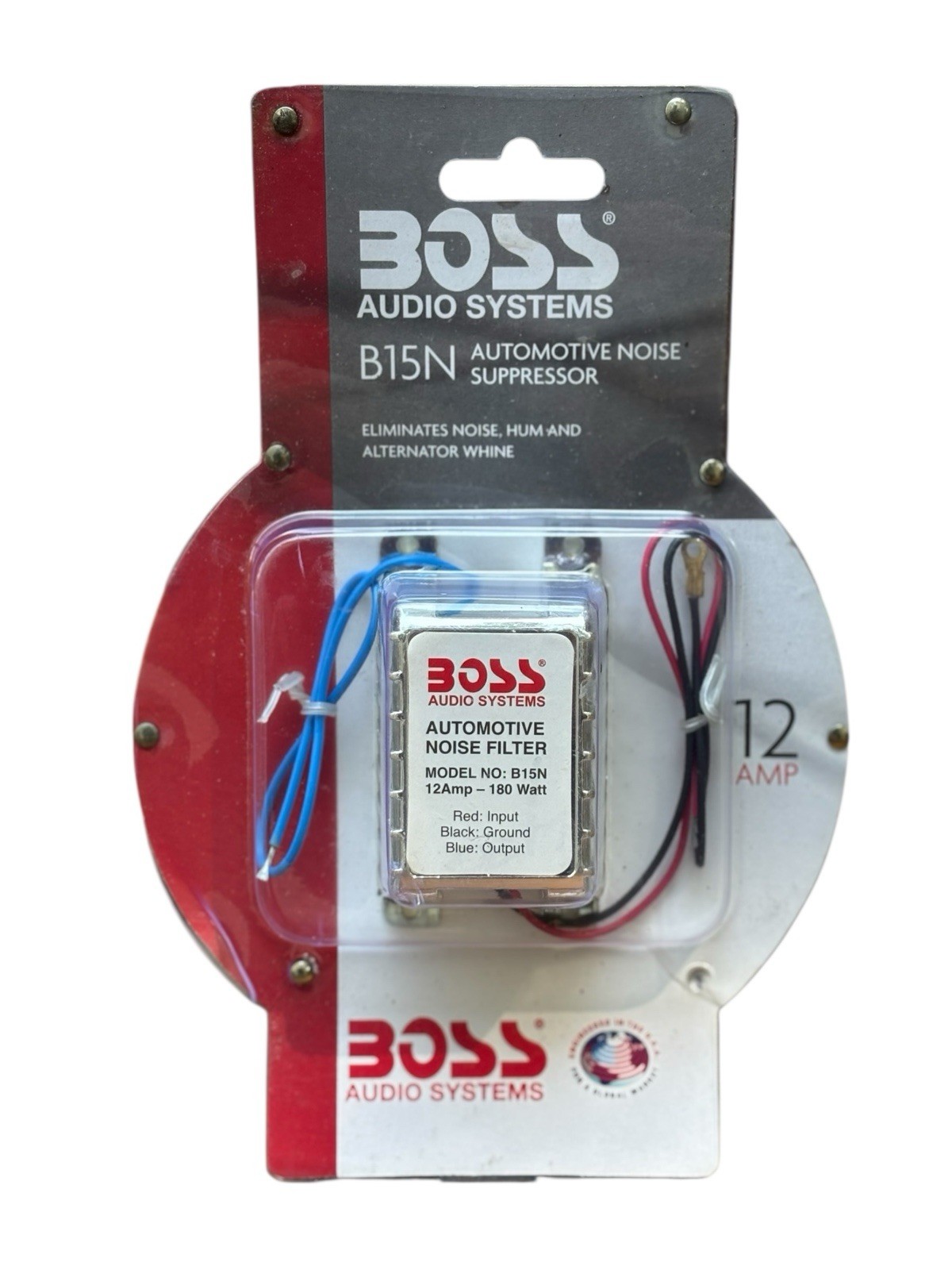 Boss Audio B15N 12 Amp Noise Filter Suppressor Automotive Car Audio