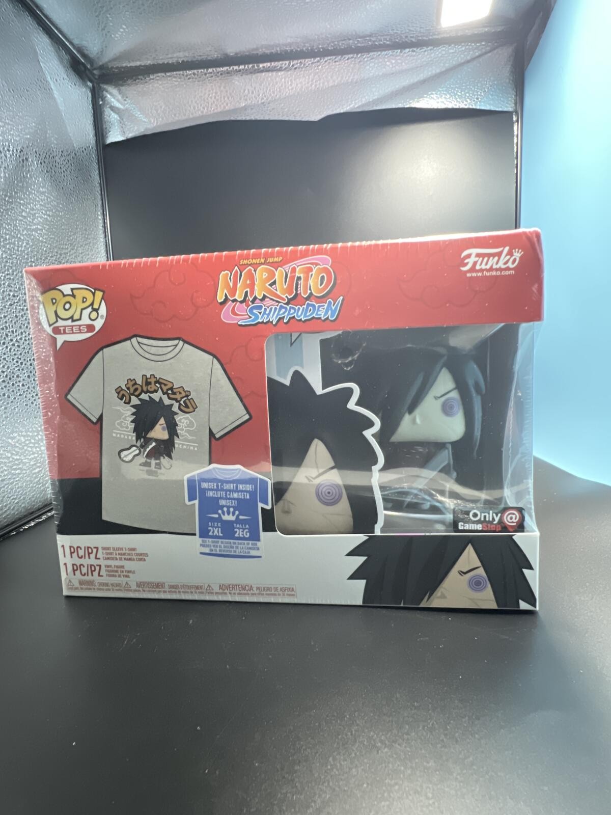 XXL Funko Pop! Tees Naruto Shippuden Madara Uchiha GameStop Exclusive